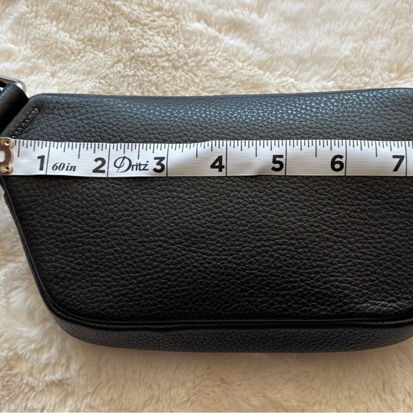 NWT Coach Pebble Leather Black Elias Mini Belt Bag/Fanny Pack - Picture 5 of 12